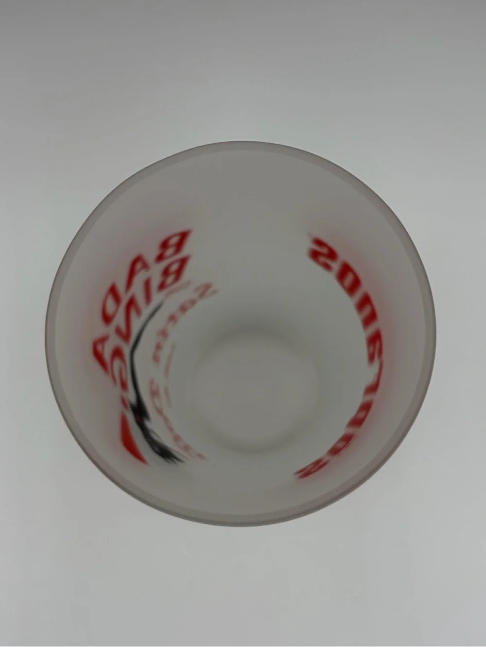 Vintage The Sopranos Bada Bing Club Satin Dolls Lodi NJ Frosted Beer Glass TV